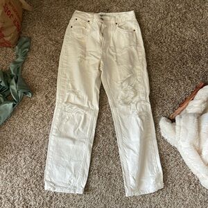 Zara Women's White Jeans Size 2